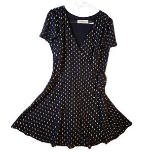 Y2K‎ Abercrombie & Fitch Womens Black Fit Flare Dress Medium Romantic Fairy Twee